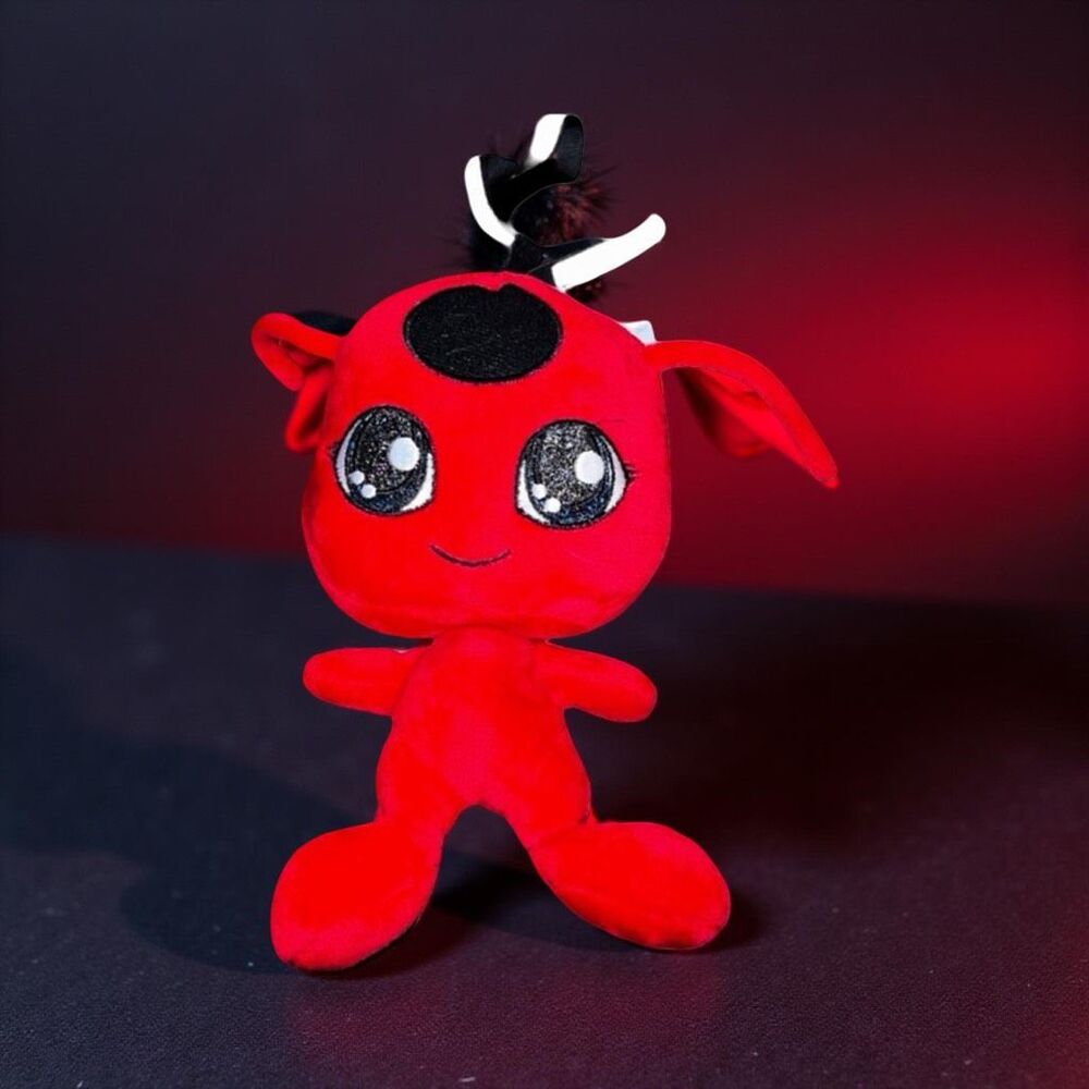2022 Zagtoon Miraculous Tales Of A Lady Bug Tikki Plush With Strap 8.5”  P41